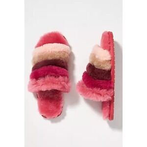 Anthropologie EMU Australia Mannikin Adjustable Strap Slippers Sz US 10